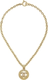 What Goes Around Comes Around B0CNM79ZWV" can be rewritten as: "Vintage Inspired Gold Tone Chain Necklace