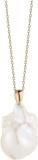 MATEO New York Womens 14kt Gold Baroque Pearl Necklace