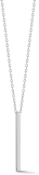 MATEO New York Suspended Cross Necklace, Sterling Silver