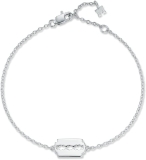 MATEO New York Mini Men's Bracelet, Silver