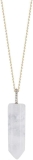 Mateo New York, 14K Gold Small Diamond La Barre Necklace Roll over image to zoom in MATEO New York 14K Gold Small Diamond La Barre Necklace