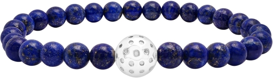 PAIGE NOVICK Red Tigers Eye Gemstone Bead Bracelet 6.5 Inch Long