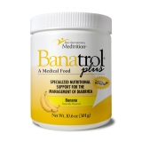 Banatrol Natural Anti Diarrheal with Prebiotics Relief from Chronic Diarrhea IBS Recurring Diarrhea Clinically Supported Medical Food Non Constipating 28 Servings Banana