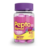 Pepto Bismol Chews Chewable Indigestion Anti-Diarrhea Stomach Relief Berry Mint 24 Count
