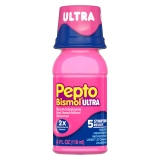 Pepto Bismol Ultra Liquid for Upset Stomach & Diarrhea Relief 4 Oz - OTC Medicine