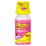 Pepto Bismol Liquid Stomach Relief Anti-Diarrhea Original 3.4 Fl oz