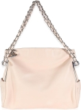 CHANEL Pre-Loved Beige Lambskin Ultimate Soft Hobo