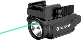 OLIGHT Baldr Mini 600 Lumens Rechargeable Weaponlight green Beam White LED Combo Magnetic USB Compact Tactical Flashlight Adjustable Rail G19 G45 Sig P320 Black