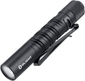 OLIGHT I3T EOS 180 Lumens Dual Output Slim EDC Flashlight for Camping and Hiking Tail Switch Flash Light with AAA Battery Black