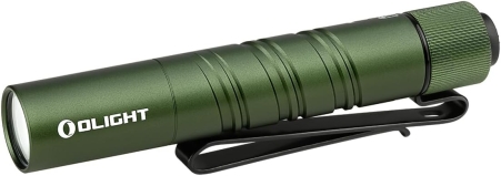 OLIGHT I3T 2 EOS Pocket EDC Flashlight 200 Lumens Compact Bright Handheld Flash Lights Dual-Output Tail Switch with AAA Battery Two-Way Pocket Clip for Camping and Hiking OD Green