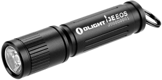 OLIGHT i3E EOS PMMA TIR Lens AAA EDC Flashlight 90 Lumens Compact Keychain Flash Light for Night Camping Black