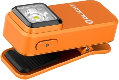 OLIGHT Oclip Rechargeable EDC Flashlight 300 Lumens Dual Sources Compact Pocket Clip Light Orange USB C Charging Magnetic Flash Lights Working Cycling Emergency Signaling Tool