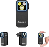 OLIGHT Oclip Pro EDC Flashlight Clip on Light Rechargeable 500 Lumens Three Lighting Solutions Type-C Charging Magnetic Flash Lights Signaling Cycling Outdoor Indoor Use Black