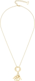 Dior Pre-Loved Gold Logo Letters Necklace, Gold