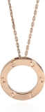CARTIER Pre-Loved Love Necklace, Rose Gold, 16 in