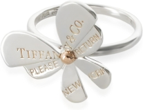 Tiffany & Co. Pre-Loved Return To Tiffany Love Bug Ring, 18k Pink Gold/Sterling Silver, 5.25