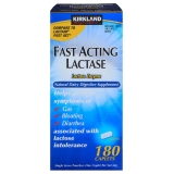 Kirkland Signature Lactase 180 Caplets for Fast Relief