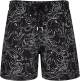 Vilebrequin Men Swim Trunks Black Octopus