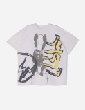 Cactus Jack by Travis Scott Pre-Loved Men's Kaws X Cactus Jack X Fragment Design Skeleton T-Shirt