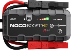 NOCO Boost HD GB70 2000A Car Battery Jump Starter 12V Booster Pack Portable Charger Jumper Cables for Gasoline Diesel Engines