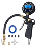 AstroAI Digital Tire Pressure Gauge Inflator 250 PSI Air Chuck Compressor Accessories Quick Connect Coupler 0.1 Display Resolution Car Accessories 1pack