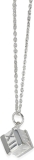 Tiffany & Co. Pre-Loved Atlas Cube Pendant, Sterling Silver On Elsa Peretti Chain, 16 in