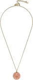 CHANEL Pre-Loved Pink & Gold Crystal Acrylic Necklace, Pink