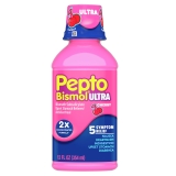 Pepto Bismol Ultra Liquid Cherry 12 Fl oz Indigestion Anti-Diarrhea Stomach Relief