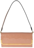 Louis Vuitton Pre-Loved Rose Velours Vernis Rossmore MM, Pink