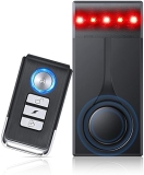 LNKERCO Upgrade 4.0 108dB Car Alarm System Vehicle Anti-Theft Vibration Sensor Red Light Wireless Remote Anti Theft Device Magnetic Install Design for Car Truck