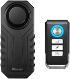 Wsdcam 113dB Bike Alarm Wireless Vibration Motion Sensor Waterproof Motorcycle Alarm with Remote for Enhanced Security