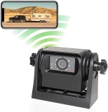 Eway Wireless WiFi Magnetic Hitch Camera for Easy Gooseneck Hitching - Rechargeable Battery - iPhone Android Compatible"