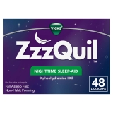Vicks ZzzQuil Nighttime Sleep Aid Tablets - 48 Count, Diphenhydramine HCI 25mg