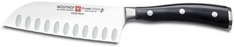 WÜSTHOF Classic IKON 5" Hollow Edge Santoku Knife - Top Quality Kitchen Essential