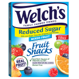 Welch's Mixed Fruit Reduced Sugar Fruit Snacks - 1 Pack