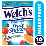 Welch's Mixed Fruit Real Snacks, 0.8 oz, 10 Pack