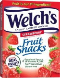 Welch's Strawberry Fruit Snacks, 0.9 oz, Pack of 10