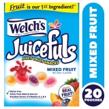 Welch's Juicefuls Mixed Fruit Fruit Snacks, 1 oz, 20 Pack