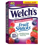 Welch's Fruit Snacks Berries 'N Cherries Bulk Pack - 40 Single Serve Bags, 0.8 oz