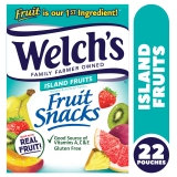 Welch's Island Fruits Fruit Snacks - 6 Pack, 22 Count, .8 oz each