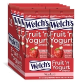 Welch's Strawberry Fruit N Yogurt Snacks, 1.8 oz - 10/pack (4 packs/case)