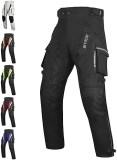 BYKR Unisex Cordura Armored Motorcycle Overpants for Enduro ATV and Dual Sports