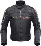 BORLENI Windproof Motorcycle Jacket with Full Body Armor Protection