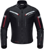 Zyxformis Men's Waterproof Motorcycle Jacket | Windproof Armoured Gear | Summer Winter Riding