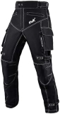 HWK Men's HWK Dual Sport Motorcycle Pants with Water-Resistant Cordura Fabric & Impact Armor