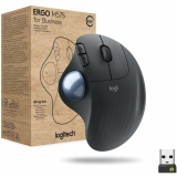 Logitech ERGO M575 Wireless Trackball Mouse - Precision Thumb Control, Ergonomic Design for Windows, Mac - Graphite