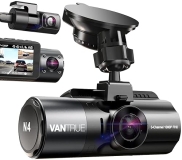 VANTRUE N4 3-Channel Dash Cam with 4K+1080P Dual Channel, Triple Car Camera System, Night Vision, Parking Mode - 256GB Max