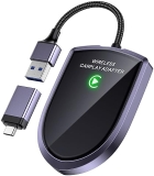 ALES 2025 Upgrade Wireless CarPlay Adapter for iPhone - Instant Connection, Low Latency, Stable, Mini Dongle for iOS 10+ & Cars 2016+