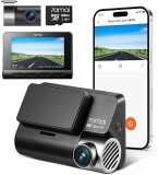 "70mai 4K Dual Dash Cam with STARVIS, WiFi, GPS, Night Vision, ADAS, 3'' Screen & 128GB Card