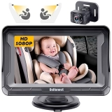 DoHonest Baby Car Camera HD 1080P - Rear-Facing Baby Monitor with Night Vision & Safety Features